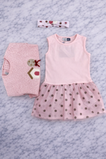 Indigo Girls Outfit Set with Headband