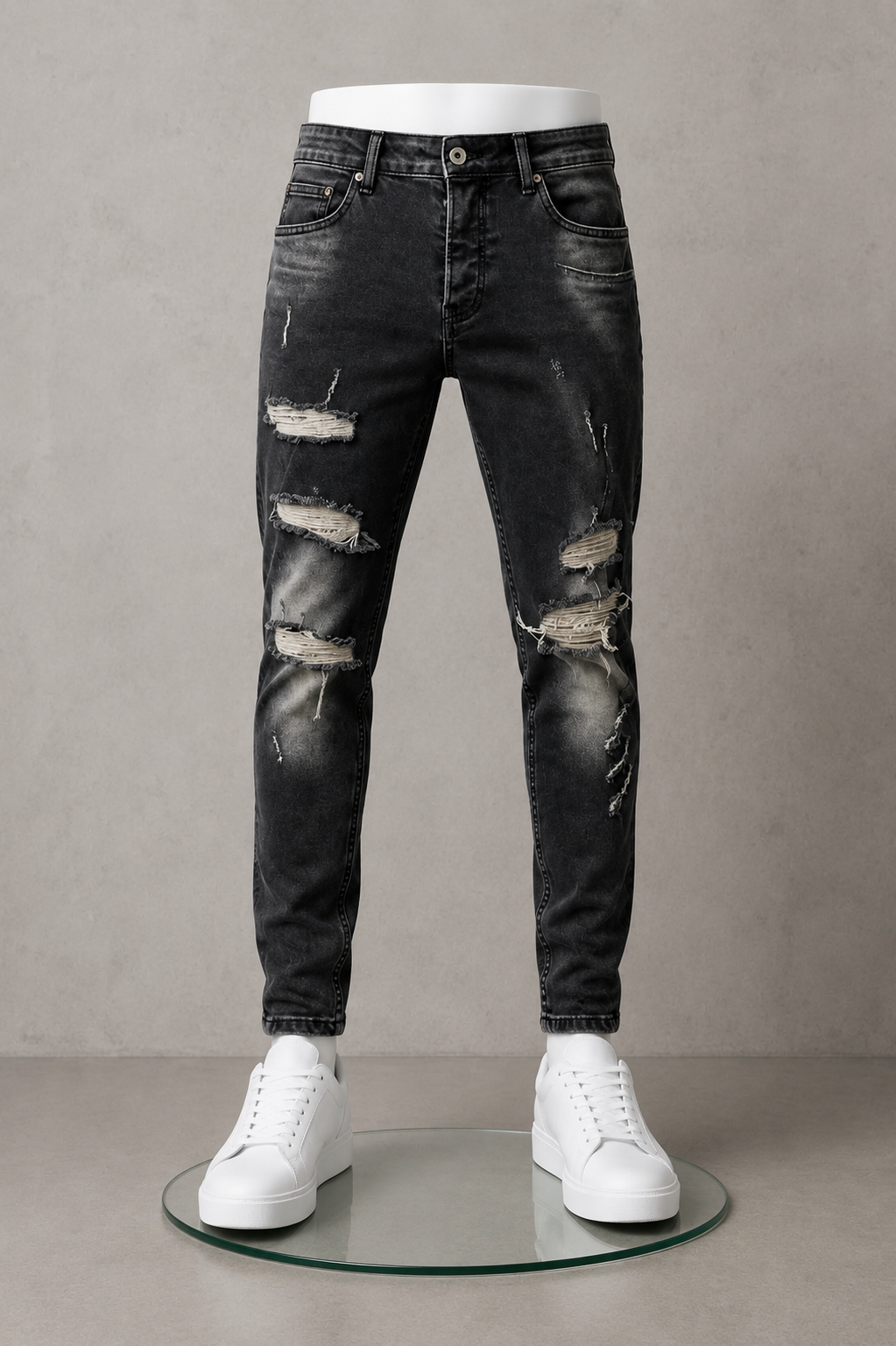 2Y Premium Patched Jeans Pant.(FFFF)