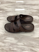 Leefox Men’s Casual Leather Sandals