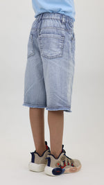 Stripe Denim Short 100 Cotton