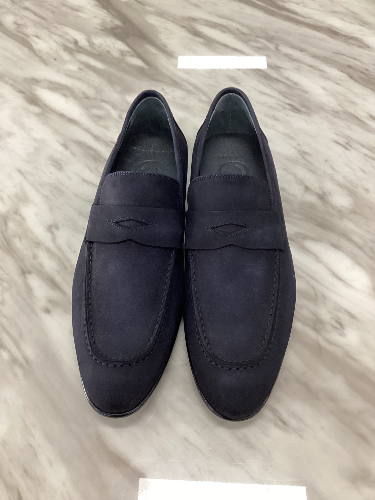 Men’s Nubuck Leather Penny Loafers