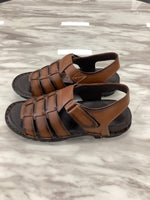 L-FOX Men’s Casual Leather Sandals
