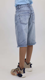 Stripe Denim Short 100 Cotton