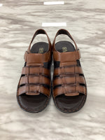 L-FOX Men’s Casual Leather Sandals