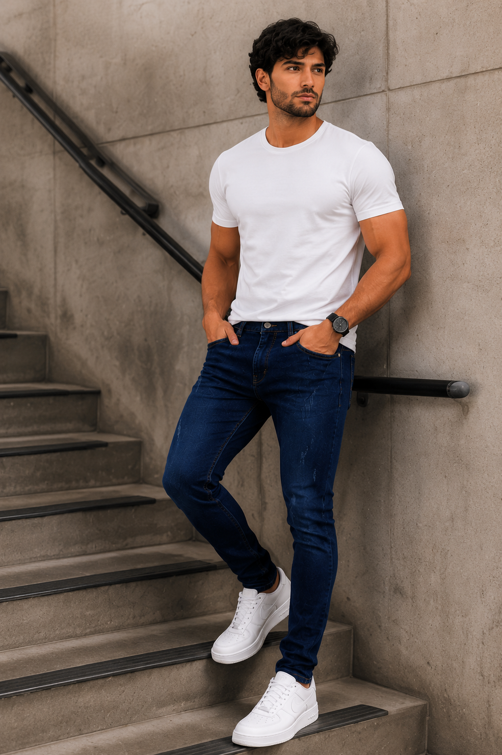 DNM Jeans Pants.(FFFF)