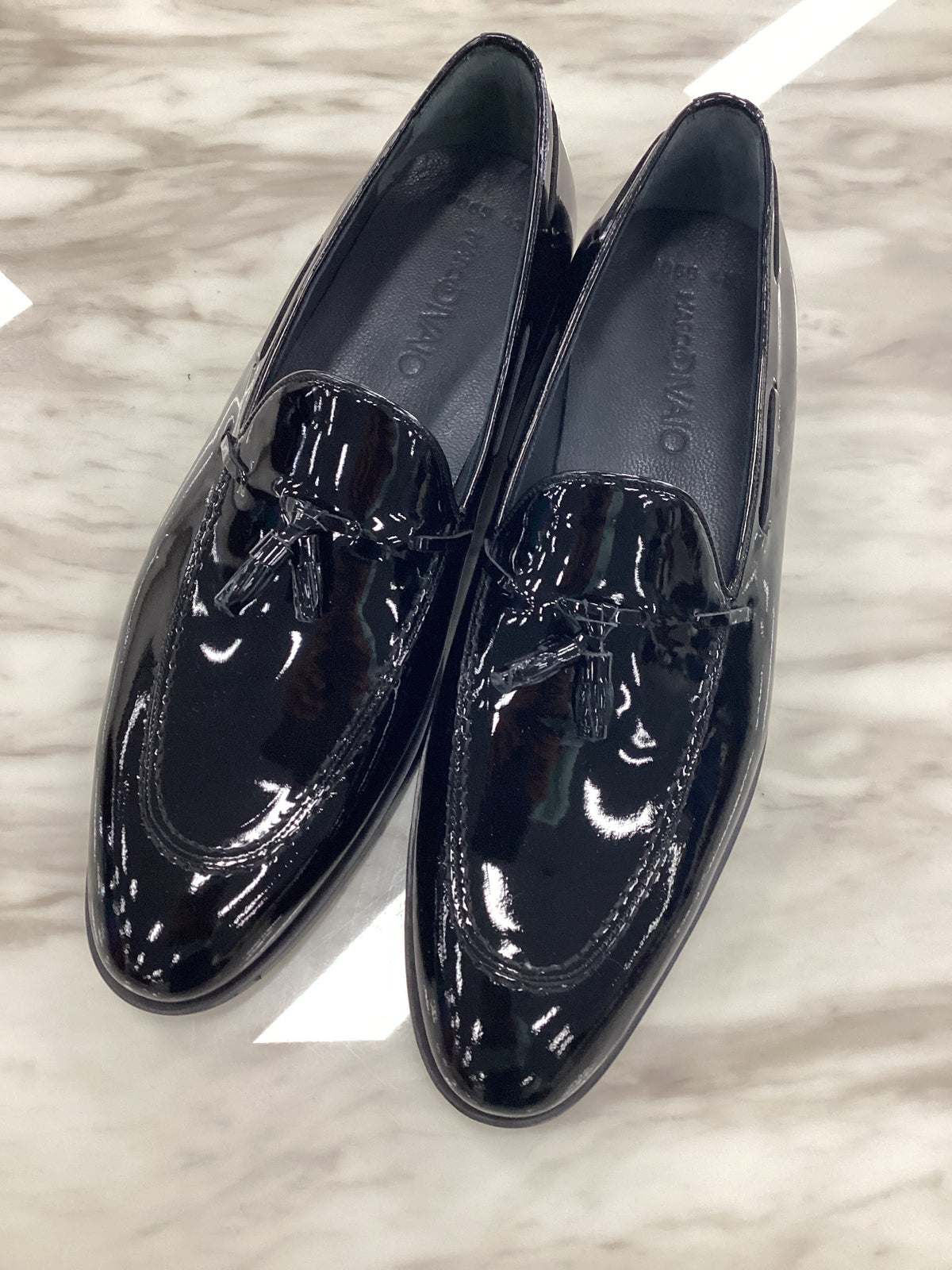 Marco Divaio Men’s Black Shiny Patterened.(FFF)