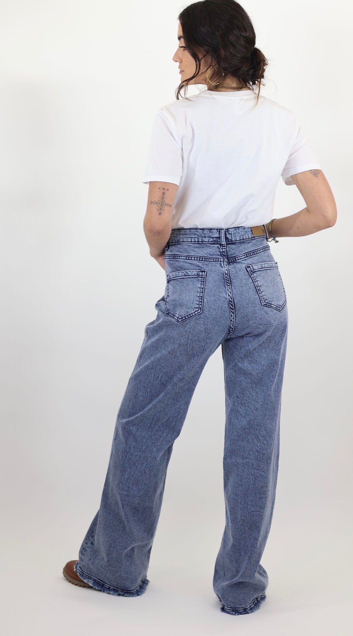 Women’s High-Waist Straight Leg Denim Jeans