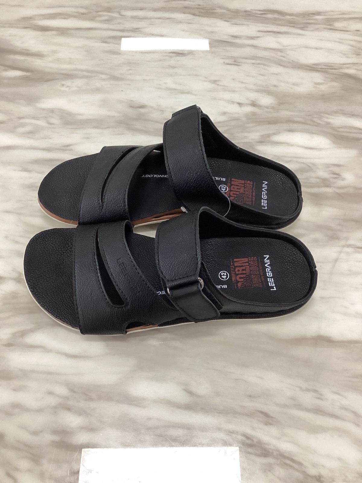 Lee Grain Men’s Casual Leather Sandals