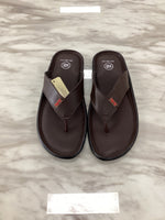 Leefox Men’s Casual Leather Sandals