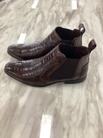 MoonWalker Men’s Crocodile-Embossed Chelsea Boots