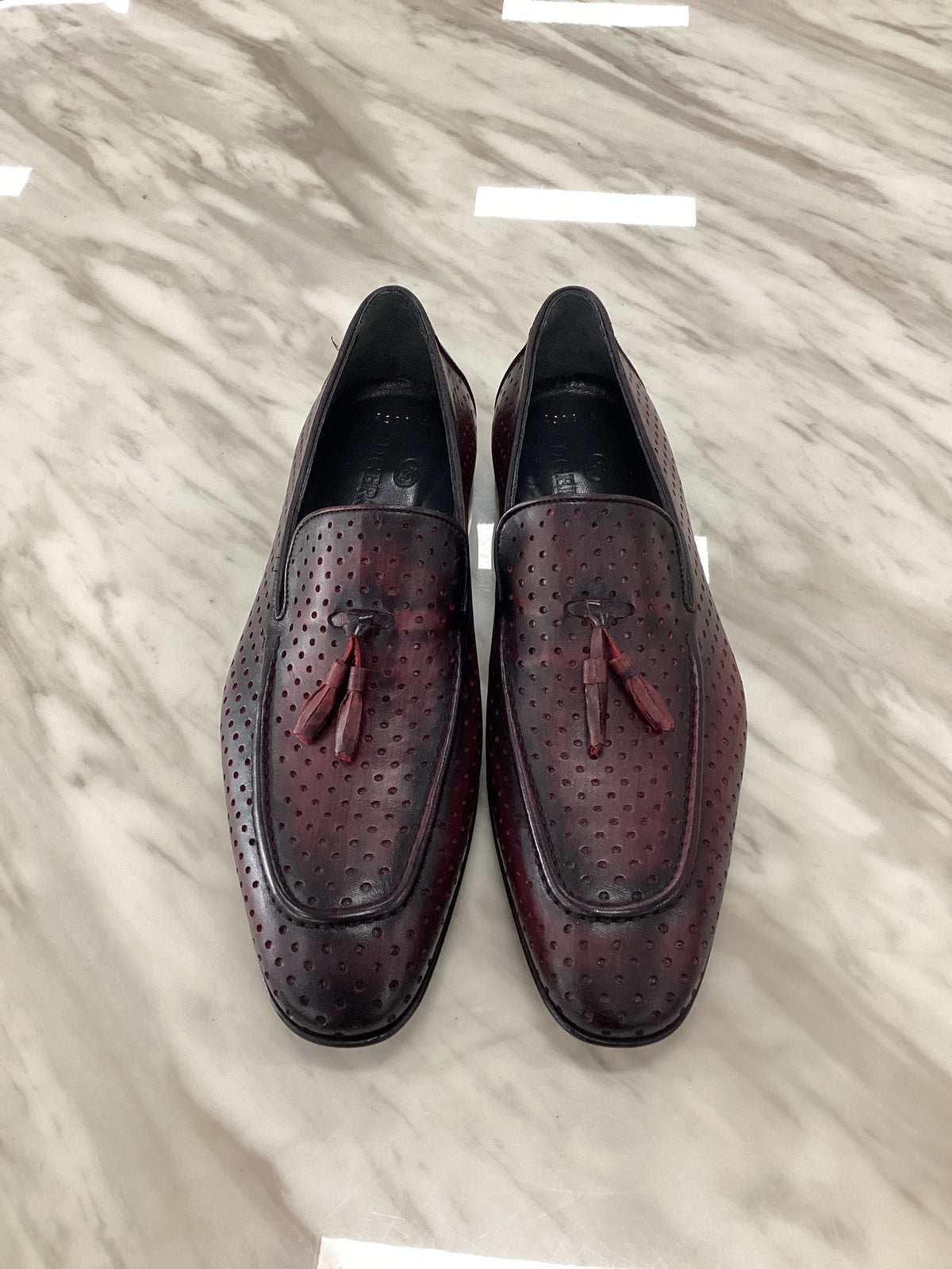 Men’s Perforated Tassel Loafers