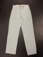 QU Style Women’s 100% Cotton Straight Leg Jeans