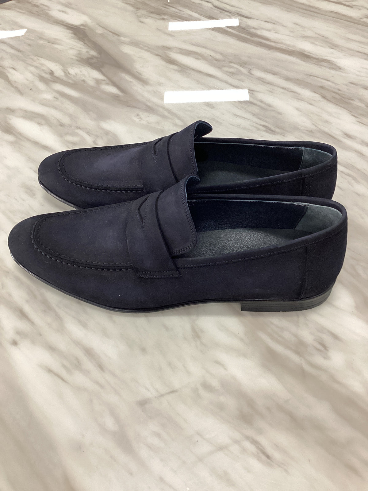 Men’s Nubuck Leather Penny Loafers