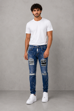 DNM Skinny Fit Jeans Pants.(FFFF)