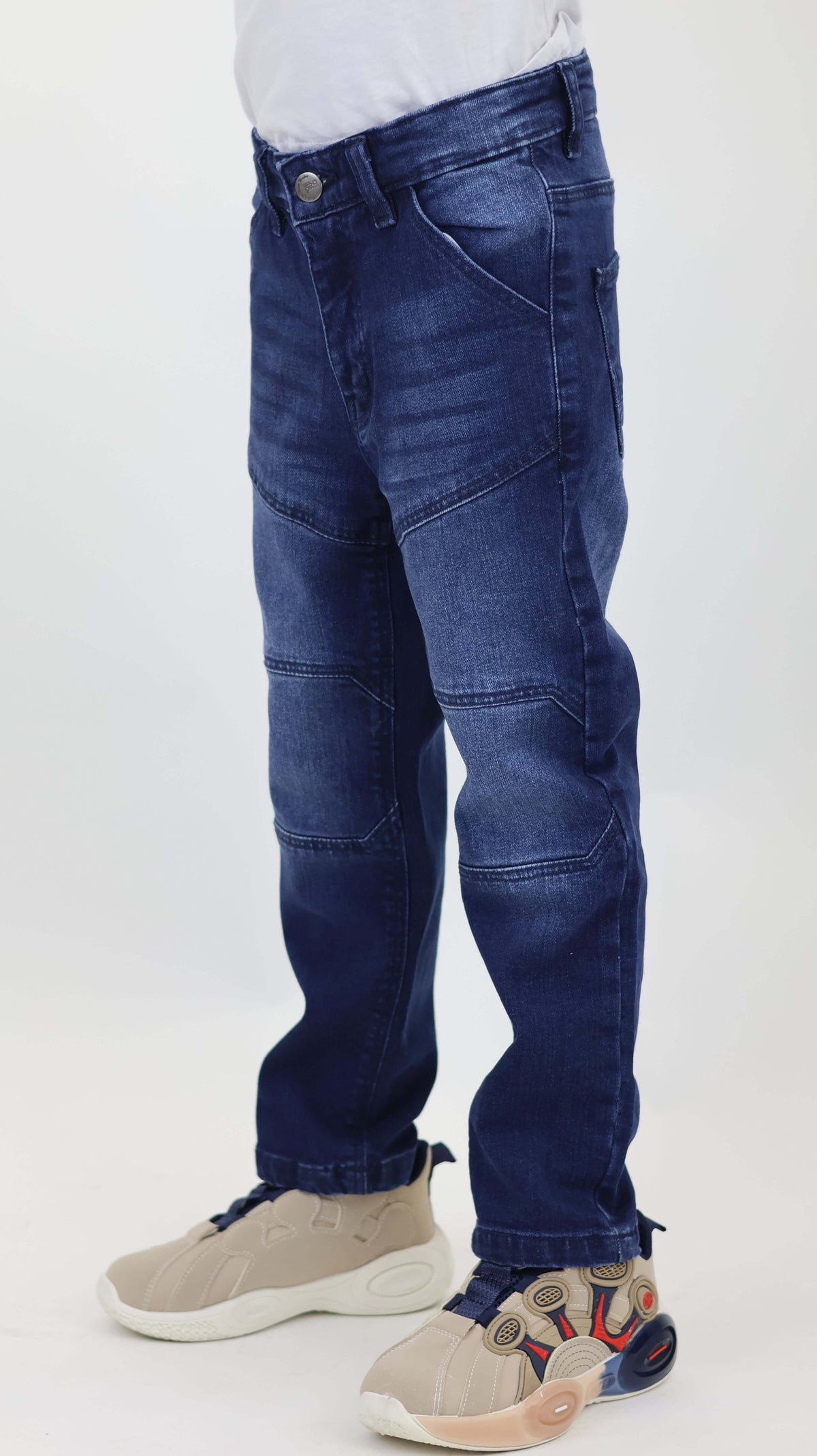 Kids Reinforced Knee Denim Jeans