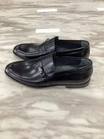 Marco Divaio Men’s Matte Leather Loafers with Metal Detail.(FFF)