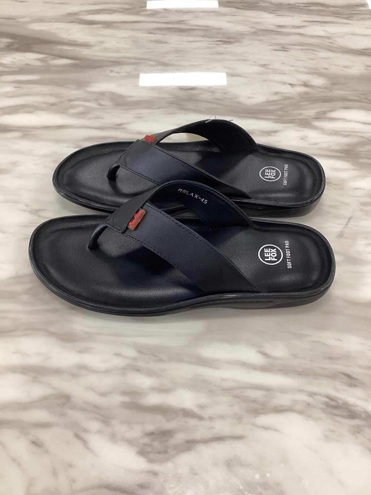 Leefox Men’s Casual Leather Sandals