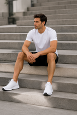 Men’s Denim Drawstring Shorts.(FFFF)