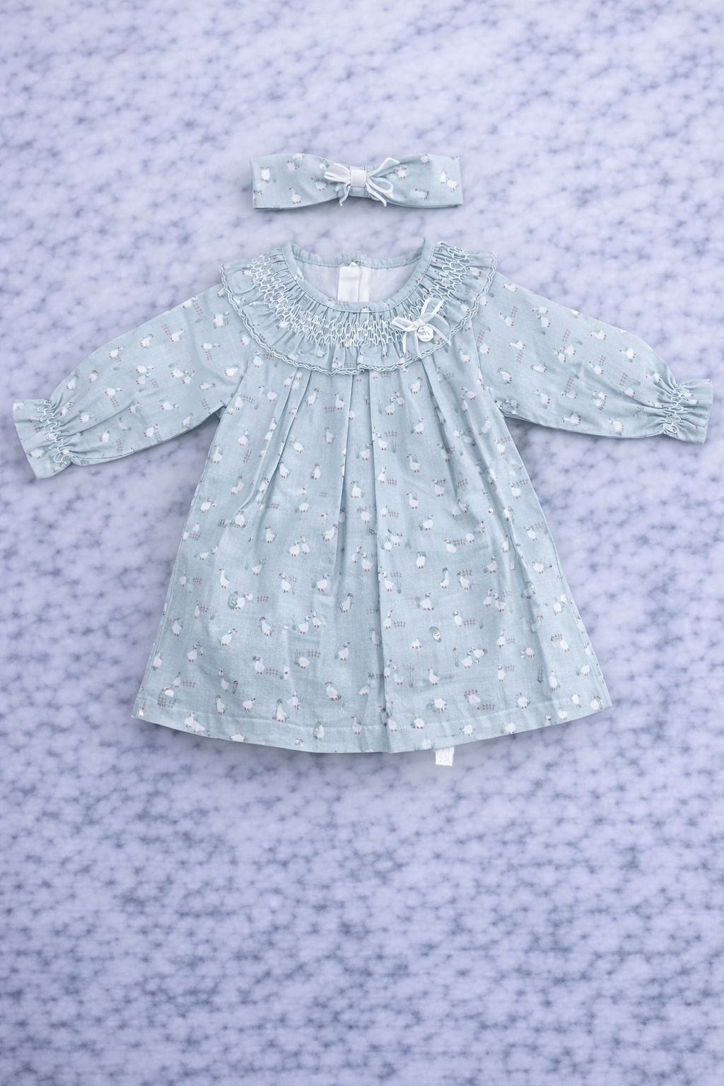 Indigo Girls Long Sleeve Dress with Headband