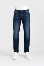 Men’s Classic Dark Wash Denim Jeans.(FFFF)