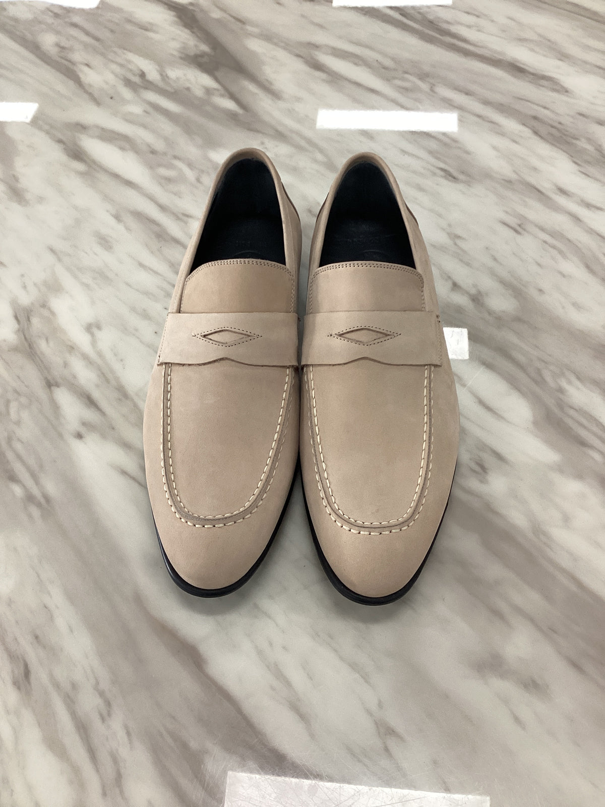 Men’s Nubuck Leather Penny Loafers