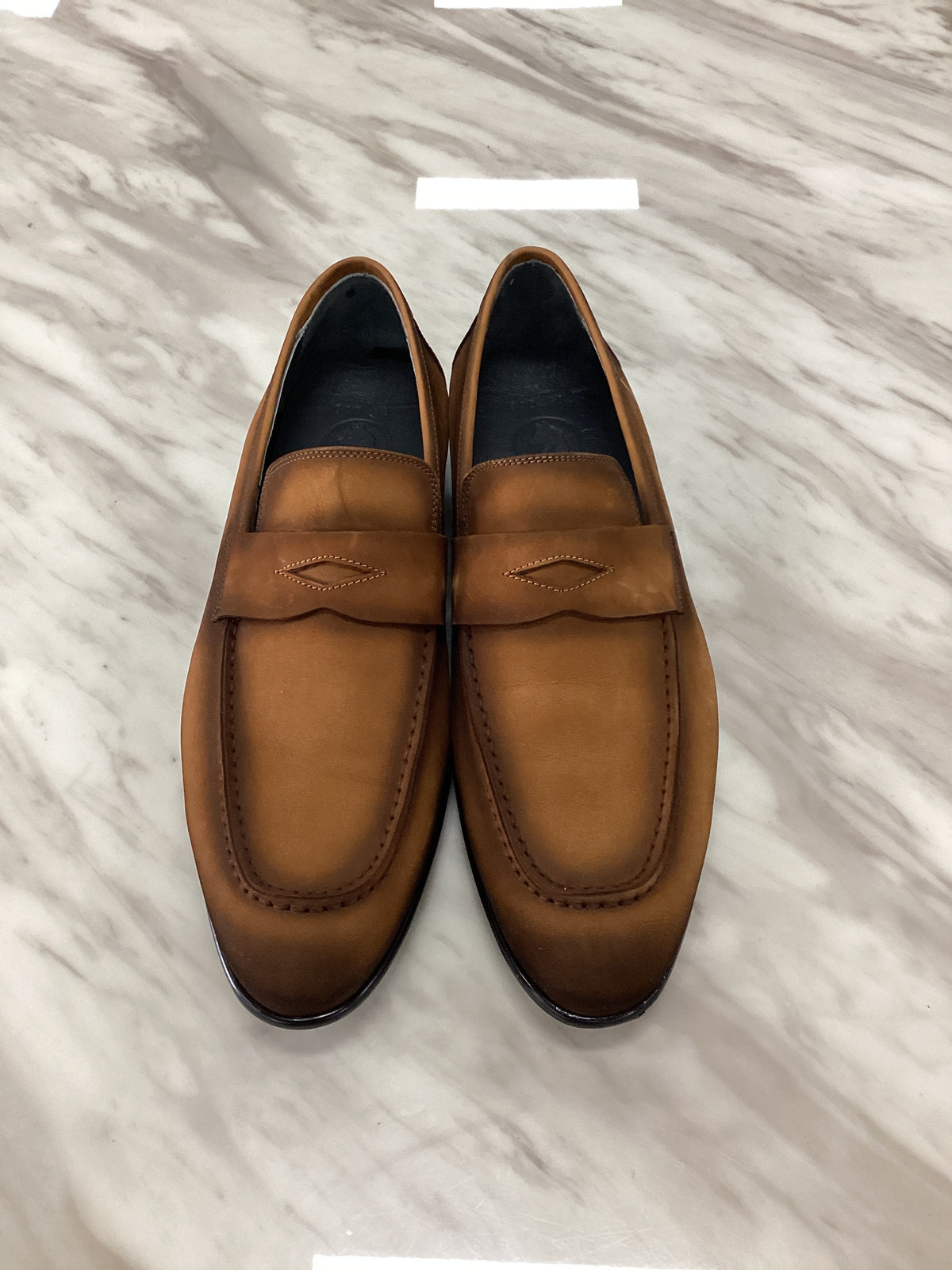 Men’s Nubuck Leather Penny Loafers