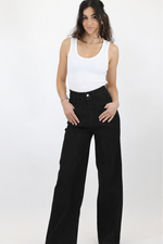 Women’s High-Waist Wide-Leg Jeans – Elegant Minimal Fit