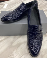 Men’s Navy Blue Pyramid Loafer