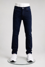 Men’s Dark Indigo Stretch Denim Jeans.(FFFF)