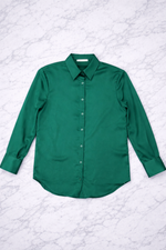QU Style Women’s Long Sleeve Button-Up Blouse – Classic Fit