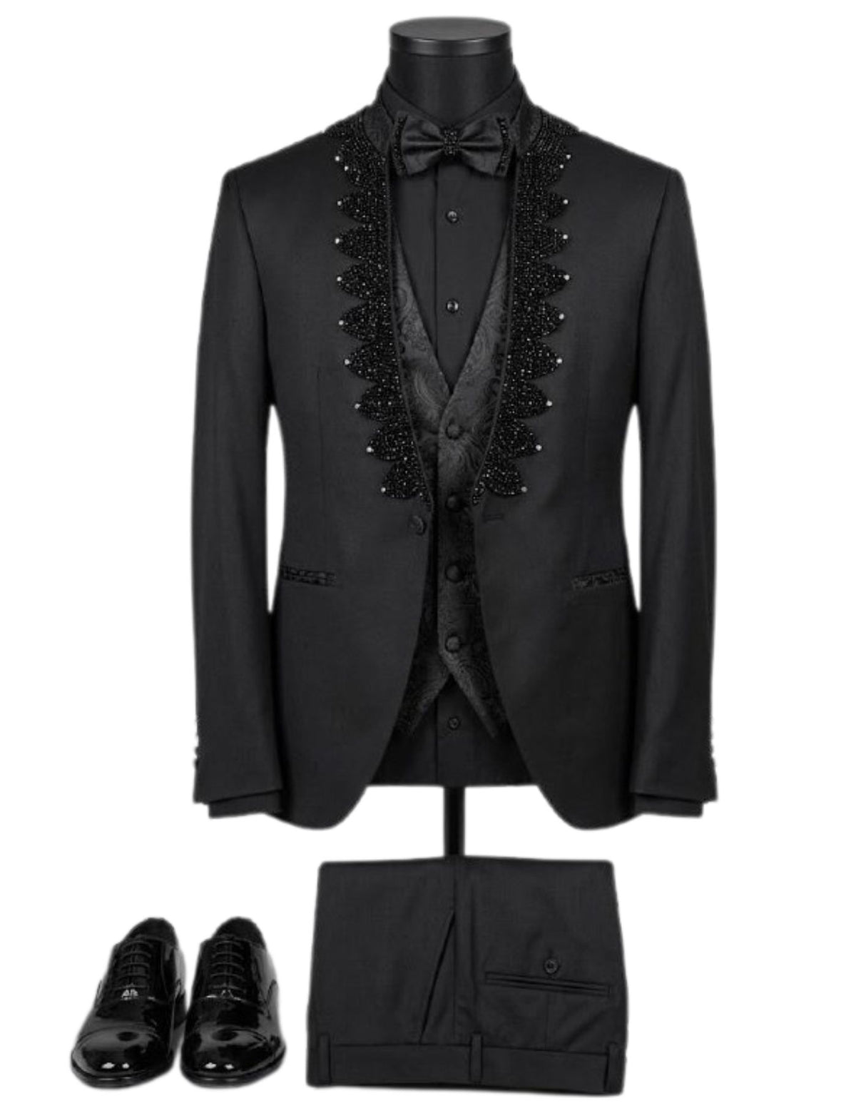 Ayyildiz Men’s Three-Piece Suit + Bow tie.(FFF)
