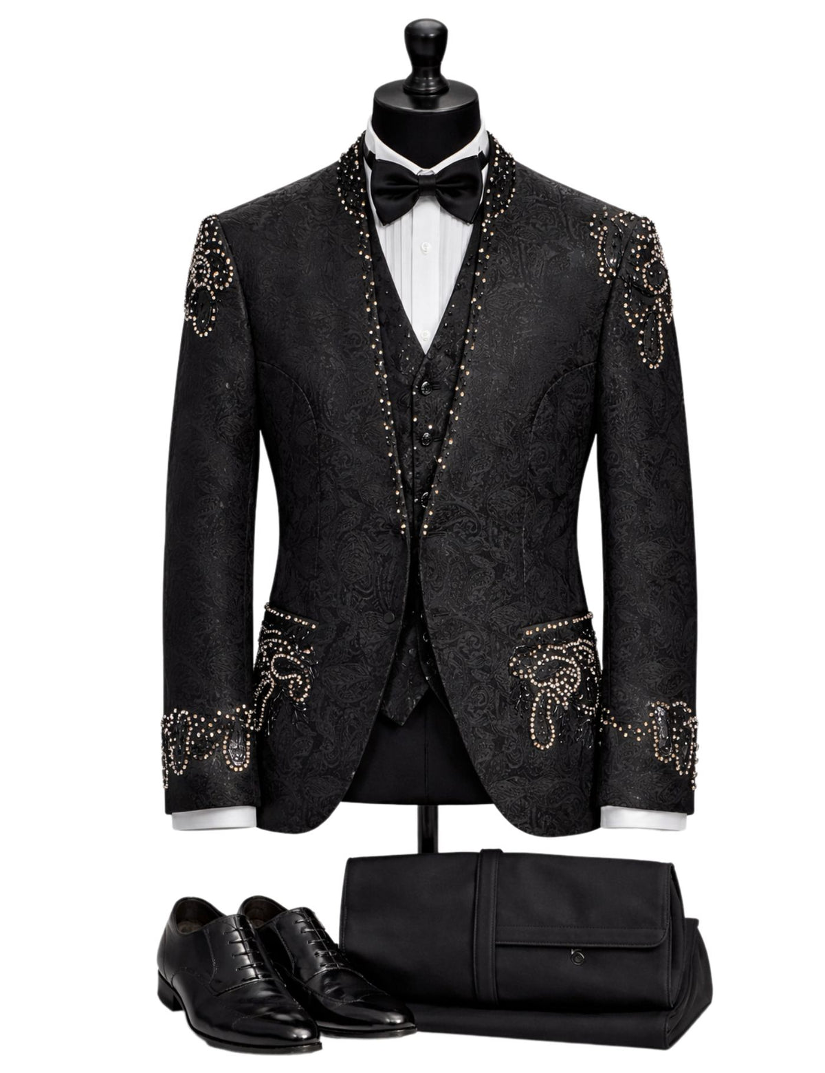 Ayyildiz Men’s Three-Piece Suit + Bow tie.(FFF)