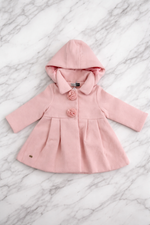 Indigo Girls’ Elegant Hooded Coat – Winter Wear