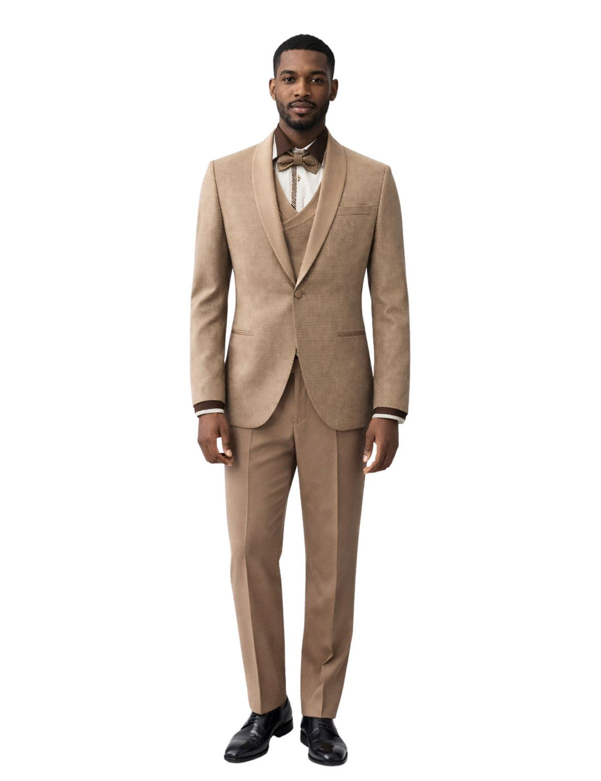 Baggi Men’s Three-Piece Suit + Bow tie