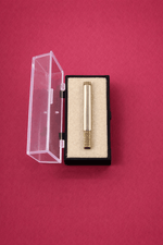 Silver & Gold Accent Tie Clip – Elegant Men’s Formal Accessory