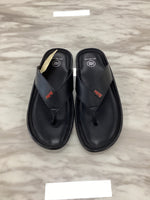 Leefox Men’s Casual Leather Sandals