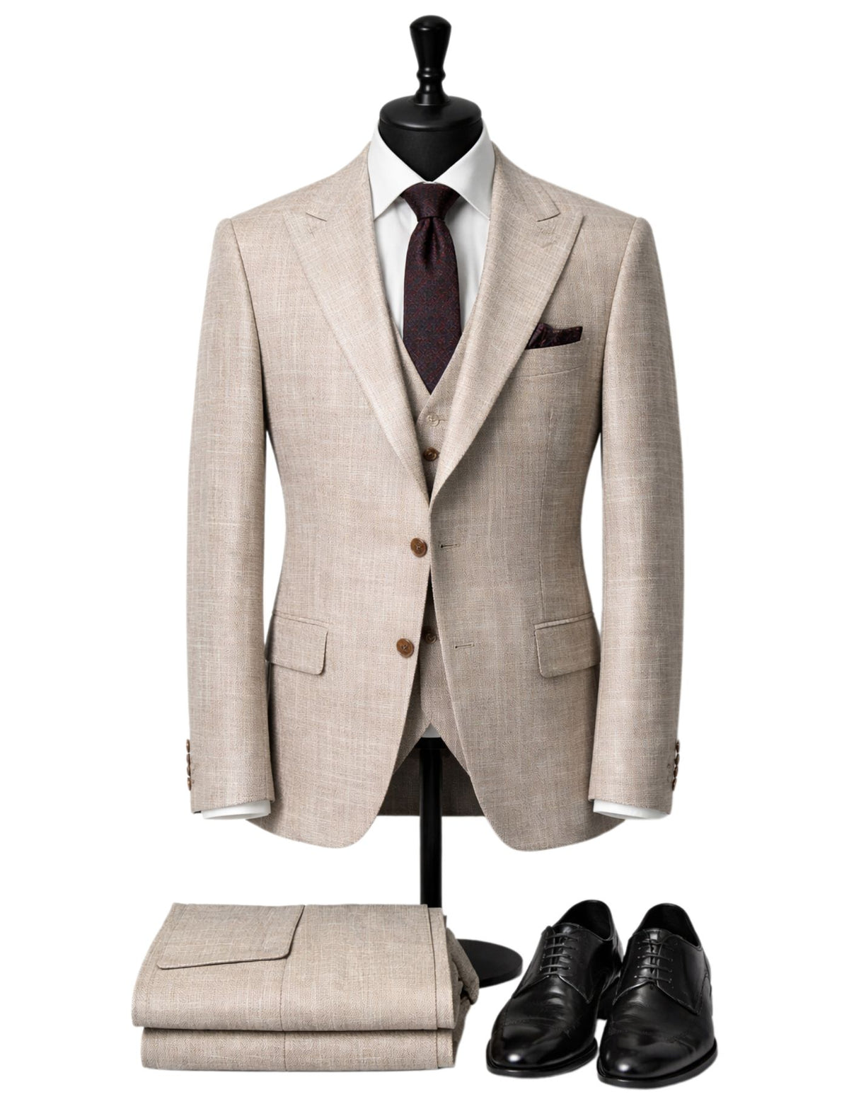 Callipso Men’s Three-Piece Plus Size Suit.(FFF)