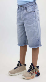 Stripe Denim Short 100 Cotton