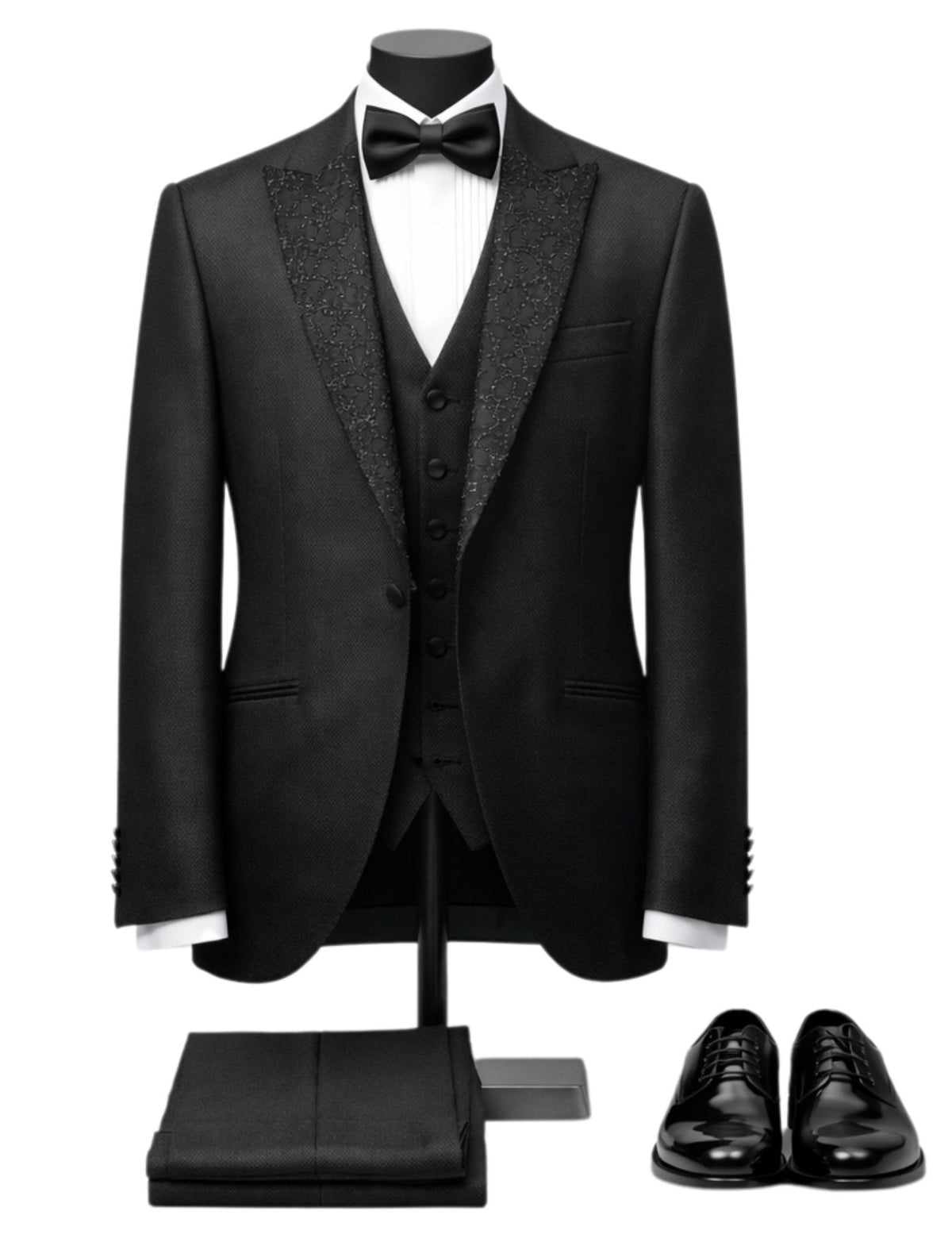 Durante Men’s Three-Piece Suit + Bow tie.(FFF)
