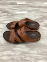 Leefox Men’s Casual Toe-Ring Leather Sandals