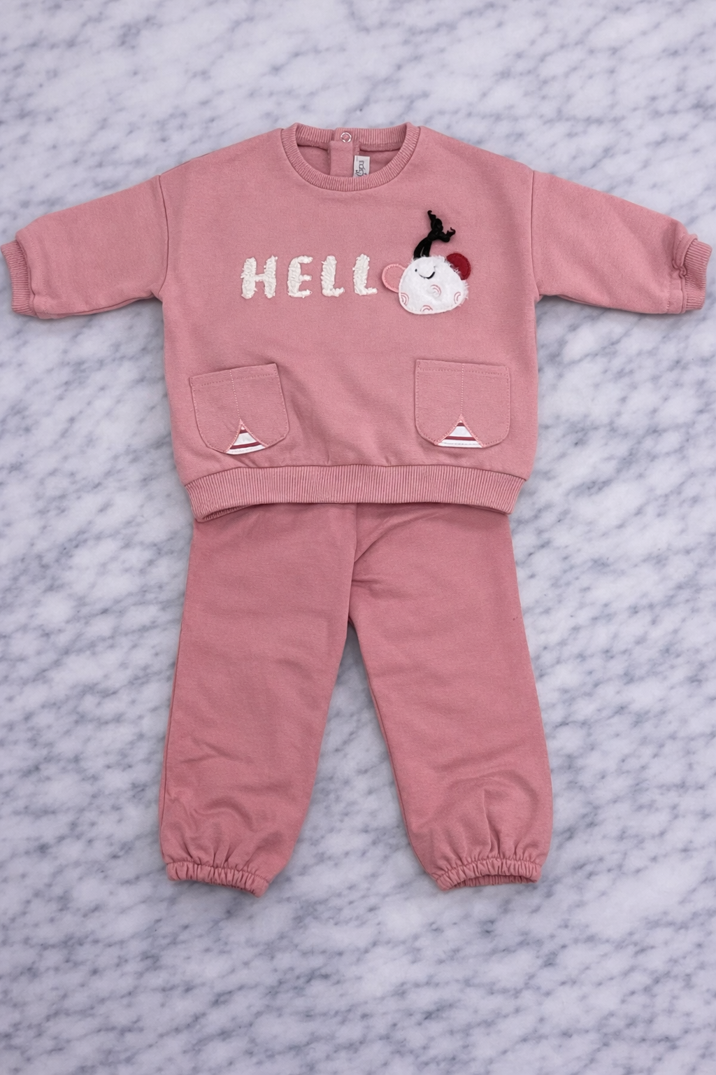 Indigo Girls Sweatshirt & Pants Set – Hello Design | Soft & Cozy Outfit
