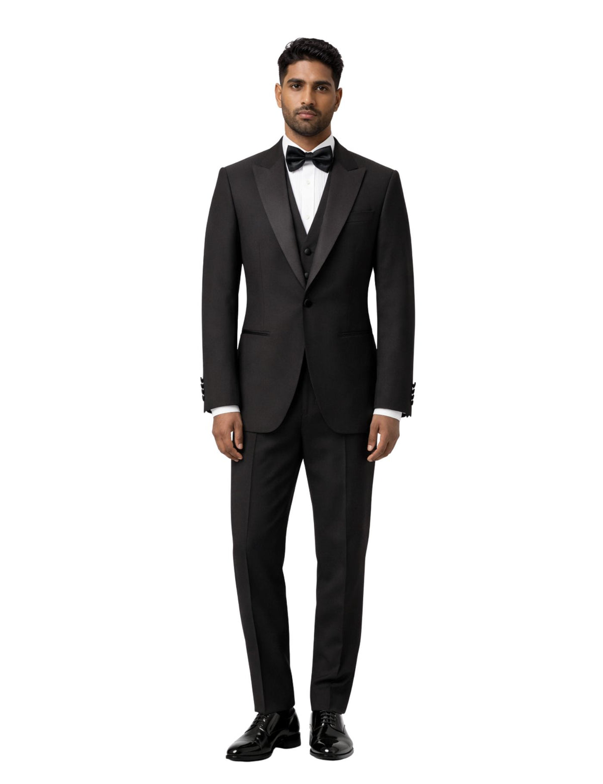 Edgers Men’s Three-Piece Suit + Bow tie.(FFF)