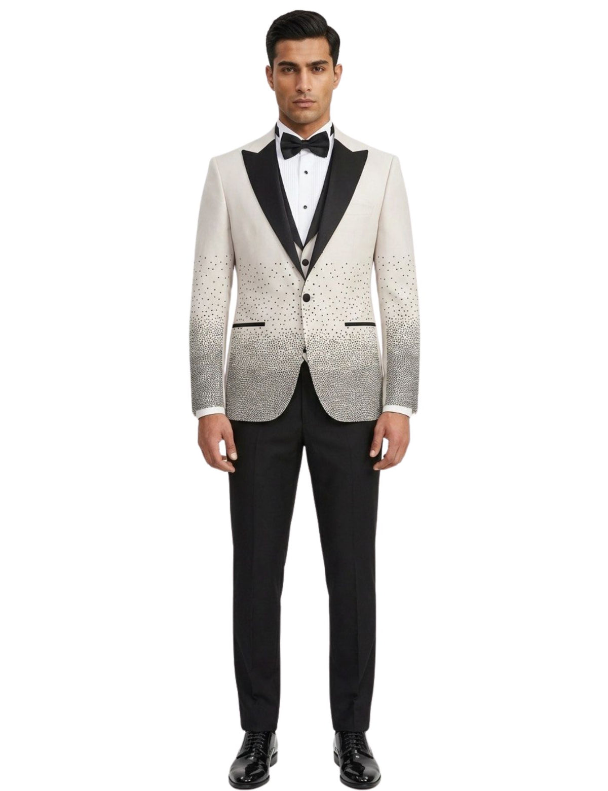 Edgers Men’s Three-Piece Suit + Bow tie.(FFF)