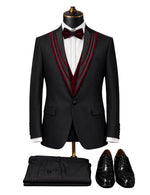 Edgers Men’s Three-Piece Suit + Bow tie.(FFF)