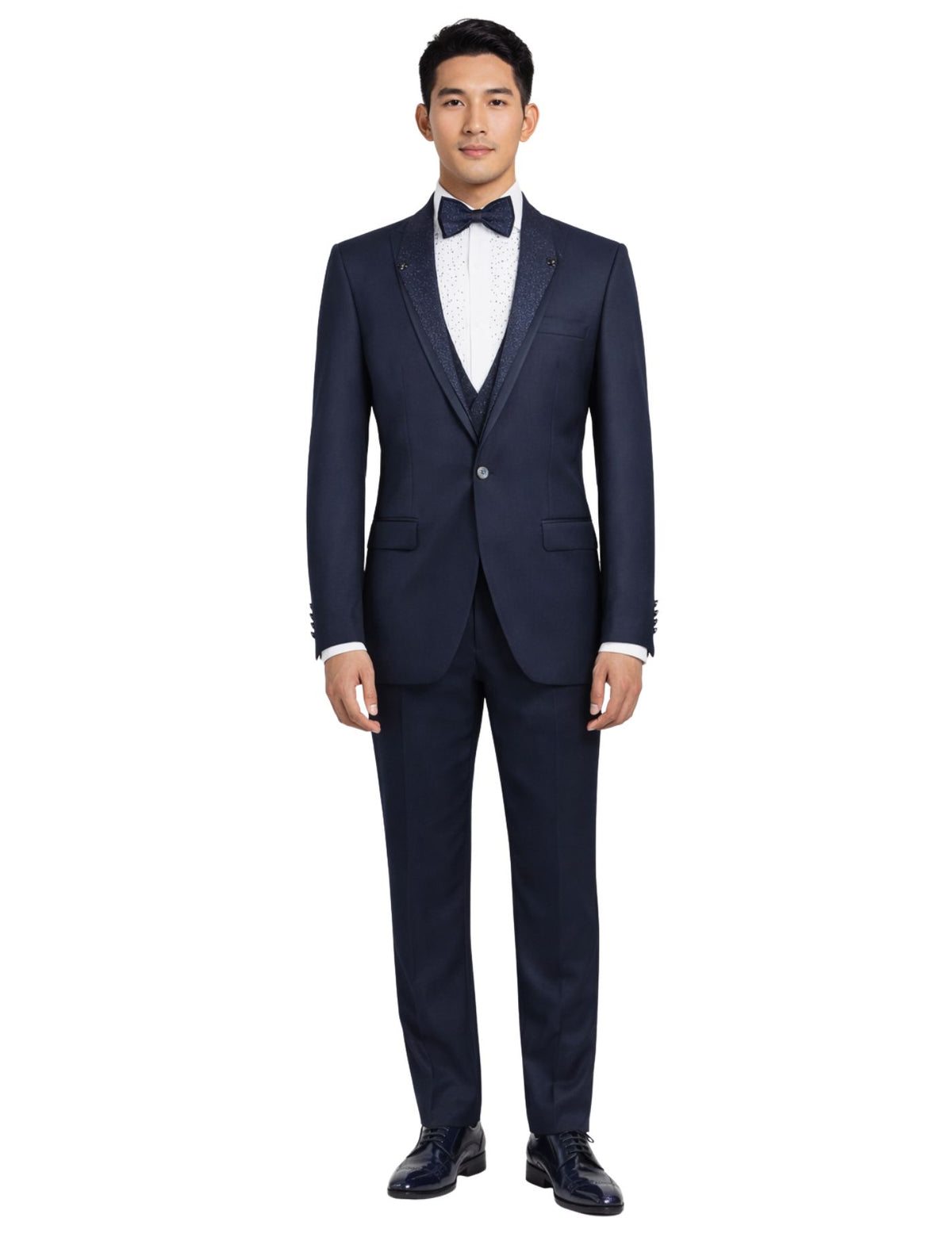 Edgers Men’s Three-Piece Suit + Bow tie.(FFF)