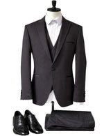 Edgers Men’s Three-Piece Suit +Bow tie.(FFF)