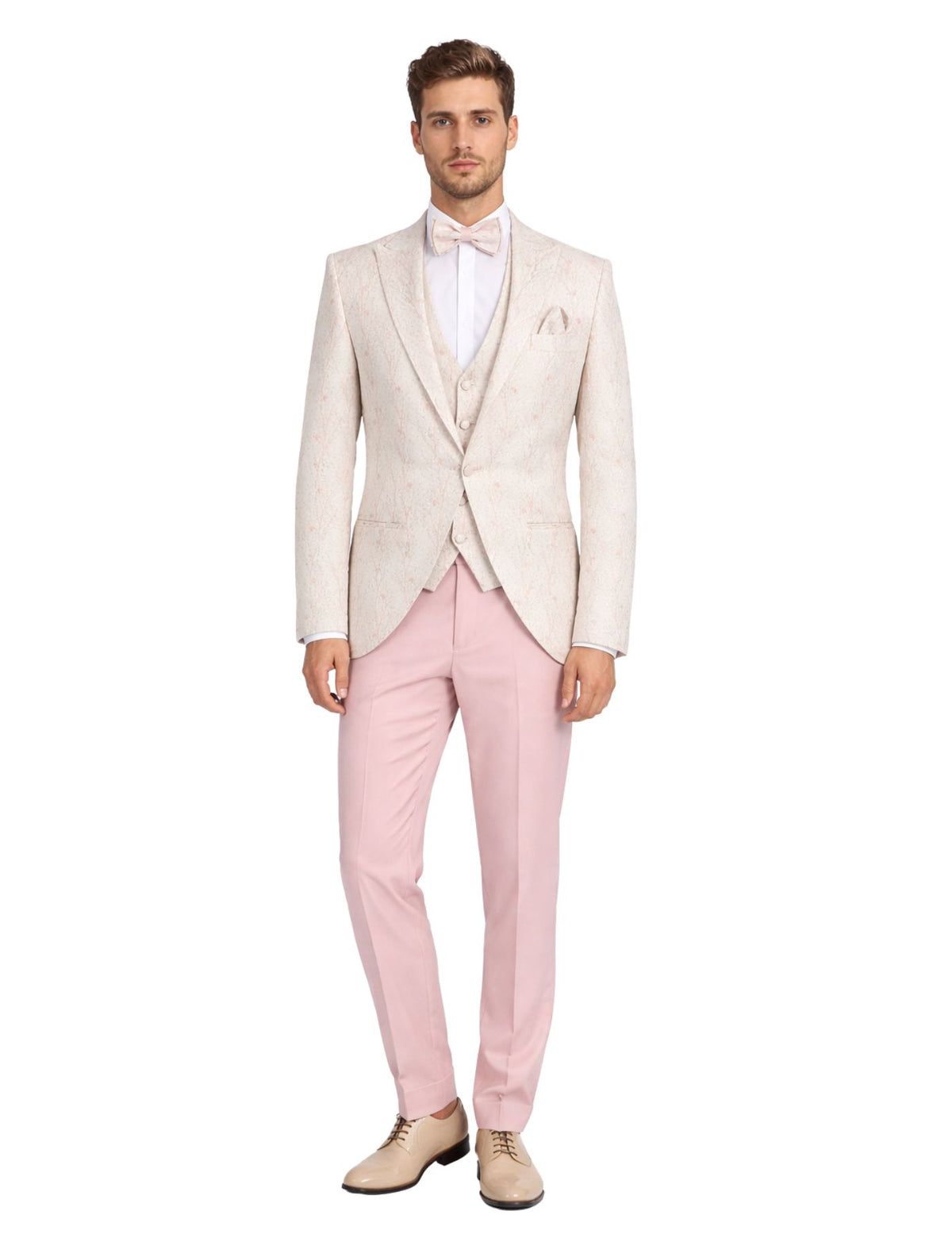 Edgers Men’s Three-Piece Suit + Bow tie.(FFF)