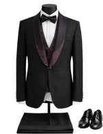 Edgers Men’s Three-Piece Suit + Bow tie.(FFF)