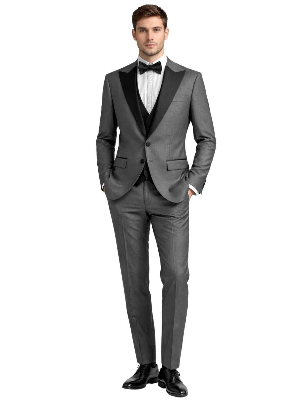 Edgers Men’s Three-Piece Suit + Bow tie.(FFF)