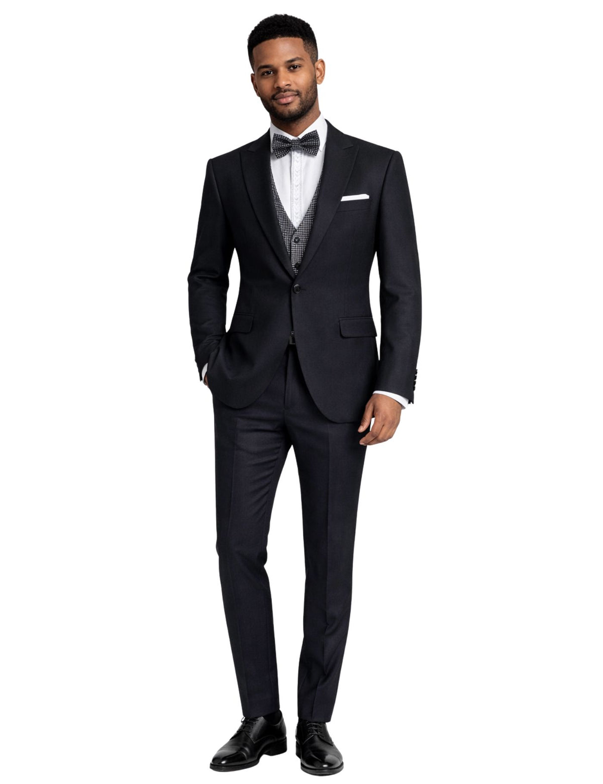 Edgers Men’s Three-Piece Suit + Bow tie.(FFF)